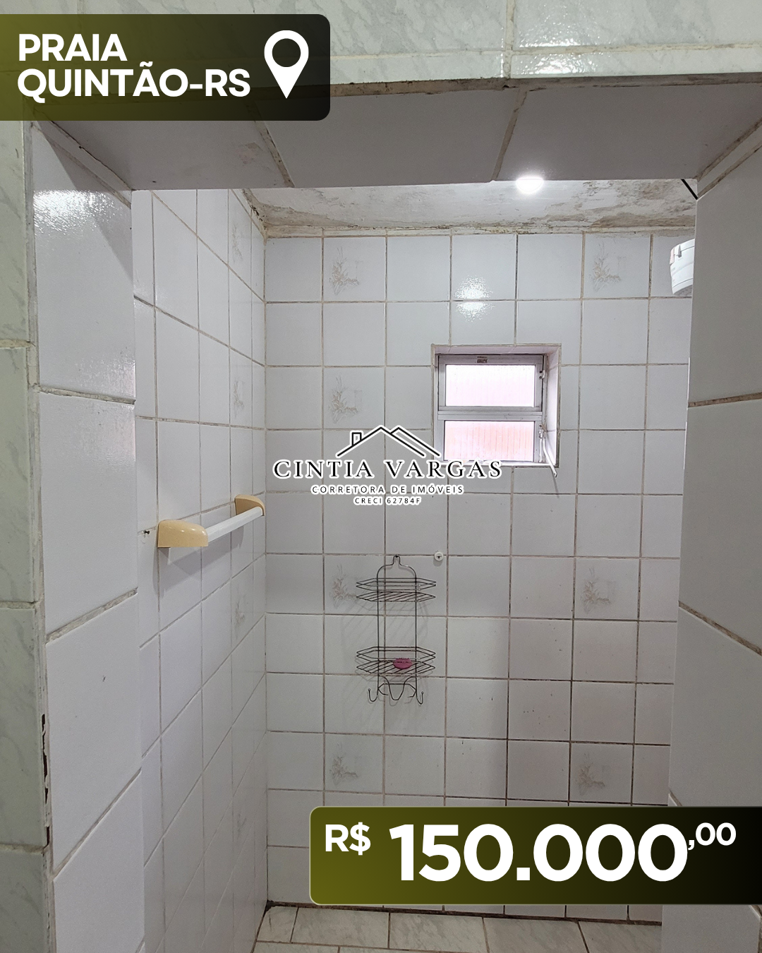 CASA MOBILIADA A APENAS 150M DO MAR EM QUINTÃO
